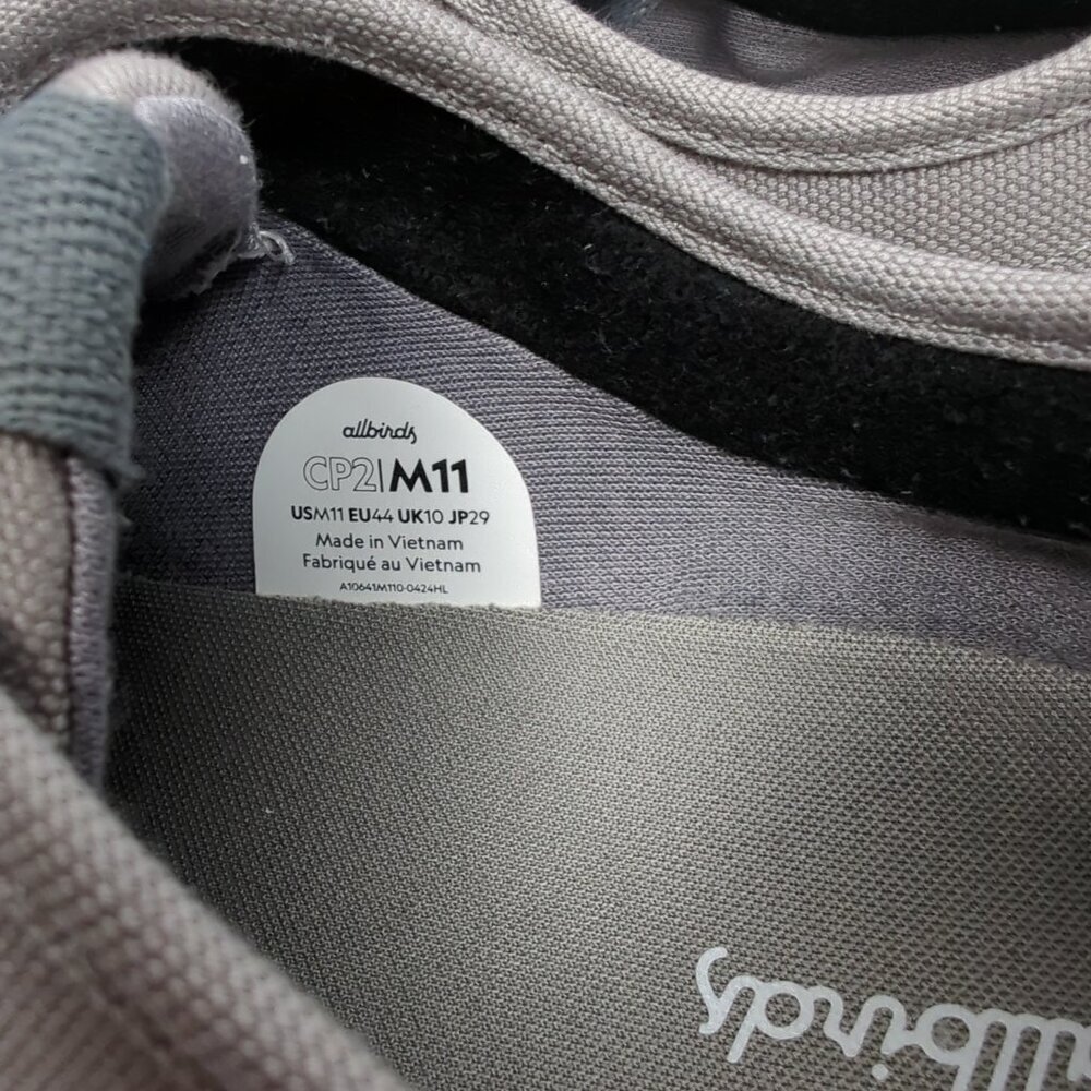 Allbirds Unisex Lace-Up Sneakers Size 13W (11M) - Picture 5 of 6